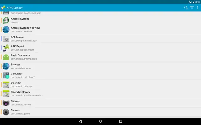 APK Export android App screenshot 1